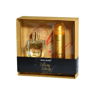 JEAN MARC Pretty Lady Zestaw prezentowy damski - woda perfumowana 100 ml + dezodorant 75 ml