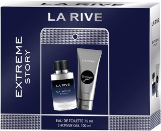 LA RIVE Man Zestaw prezentowy Extreme Story (woda toaletowa 75 ml + żel pod prysznic 100 ml)