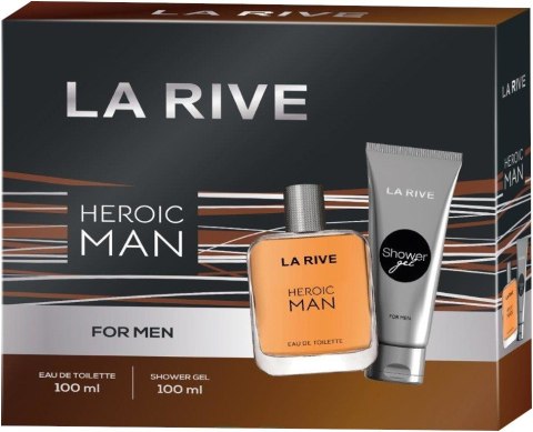 LA RIVE Man Zestaw prezentowy Heroic Man (woda toaletowa 100 ml + żel pod prysznic 100 ml) LA RIVE Man Zestaw prezentowy Heroic Man (woda toaletowa 100 ml + żel pod prysznic 100 ml)