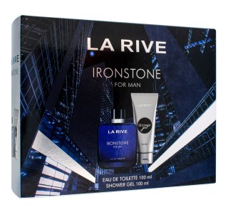 LA RIVE Man Zestaw prezentowy Ironstone (woda toaletowa 100 ml + żel pod prysznic 100 ml)