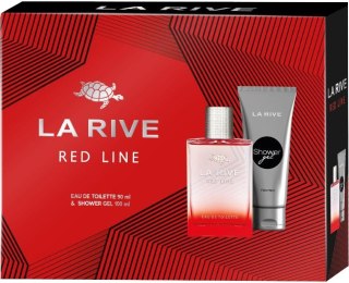 LA RIVE Man Zestaw prezentowy Red Line (woda toaletowa 90 ml + żel pod prysznic 100 ml)