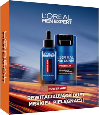 LOREAL Zestaw Prezentowy Men Expert Power Age (krem rewitalizujący 50ml+serum 30ml)