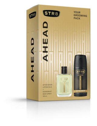 STR 8 Zestaw prezentowy Ahead (Woda po goleniu 50ml+Deo spray 150ml)