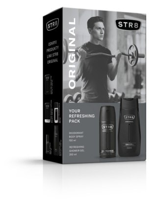 STR 8 Zestaw prezentowy Original (Deo spray 150ml+Żel pod prysznic 250ml)