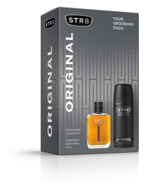 STR 8 Zestaw prezentowy Original (Woda po goleniu 50ml+Deo spray 150ml)