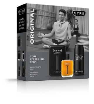 STR 8 Zestaw prezentowy Original (Woda toaletowa 50ml+Deo spray 150ml)