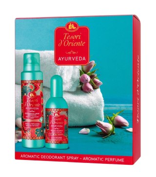 TESORI d`Oriente Zestaw prezentowy Ayurveda (Woda perfumowana 100 ml+ Dezodorant w sprayu 150 ml) 1 op. - 2 szt.