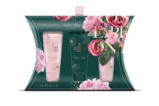 THE LUXURY BATHING Zestaw Restoring Trio Velvet Rose & Peony &