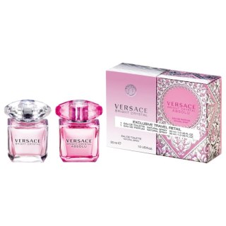 VERSACE Zestaw prezentowy Exclusive Travel Retail Bright Crystal (woda toaletowa 30ml + woda perfumowana Absolu 30ml)