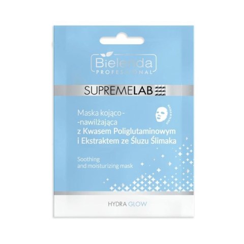 BIELENDA PROFESSIONAL Supremelab Hydra Glow Maska kojąco - nawilżająca do twarzy - w płacie