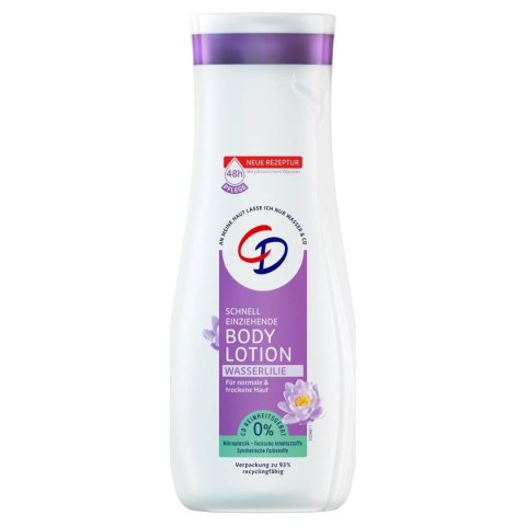 CD Nawilżający Balsam do ciała Lilia Wodna 400ml CD Nawilżający Balsam do ciała Lilia Wodna 400ml