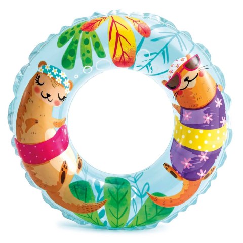 Koło do pływania kolorowe wydry 61 cm INTEX 59242 Koło do pływania kolorowe wydry 61 cm INTEX 59242