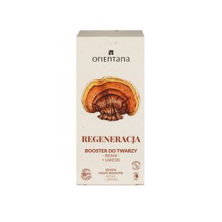 ORIENTANA Booster do twarzy REGENERACJA na noc - Reishi + Lakesis 30 ml