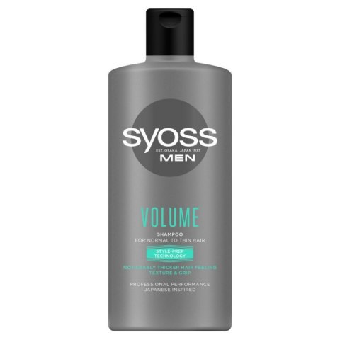 SYOSS szampon Men Volume 440ml 7456 SYOSS szampon Men Volume 440ml 7456