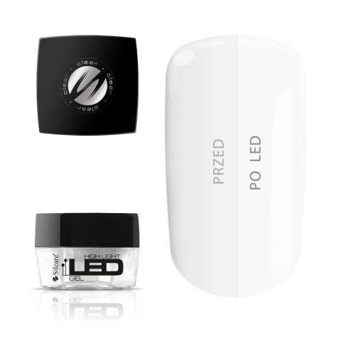 Silcare High Light Led Gel Żel budujący Clear 30g Silcare High Light Led Gel Żel budujący Clear 30g