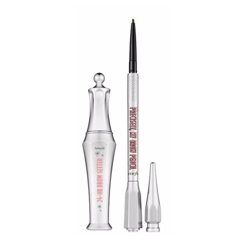 2 Brow Bigshots zestaw 24-Hour Brow Setter żel do brwi Clear 7ml + Precisely My Brow Pencil kredka do brwi Warm Deep Brown 0.08g