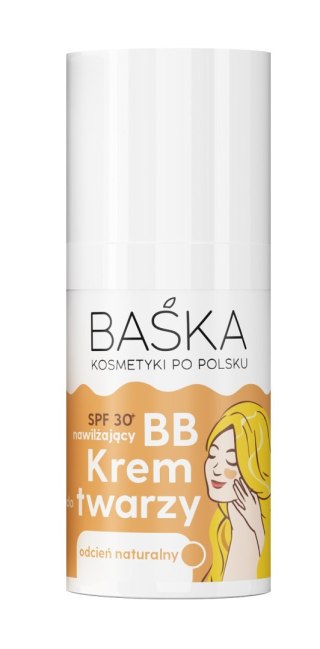 BAŚKA Krem nawilżający do twarzy - BB odcień naturalny 30 SPF 30 ml