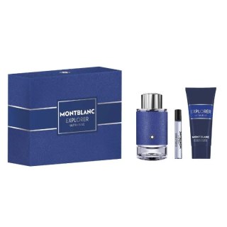 Explorer Ultra Blue zestaw woda perfumowana spray 100ml + woda perfumowana spray 7.5ml + żel pod prysznic 100ml