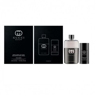 Guilty Pour Homme zestaw woda toaletowa spray 90ml + dezodorant sztyft 75ml