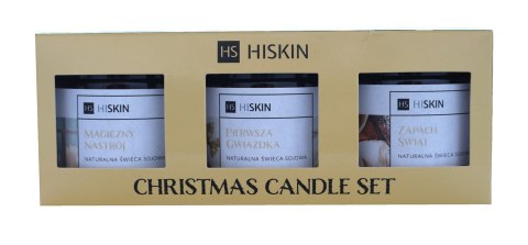 HISKIN Christmas Candle Set Zestaw Świec sojowych 1op.-3 sztuki