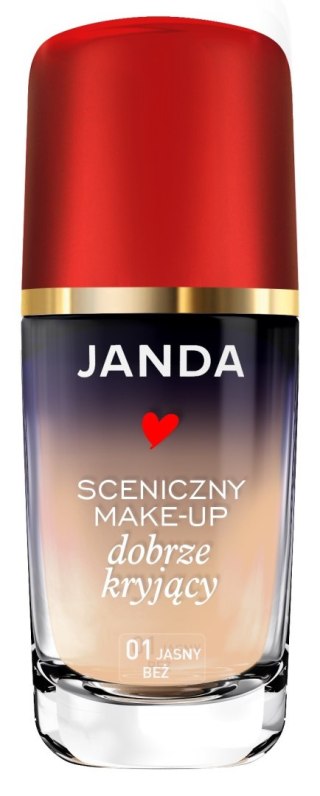 JANDA Make-Up Sceniczny dobrze kryjący nr 01 jasny beż 30ml