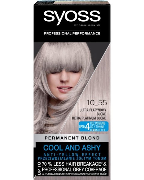 SYOSS farba 10-55 ul plat blond 0453 SYOSS farba 10-55 ul plat blond 0453