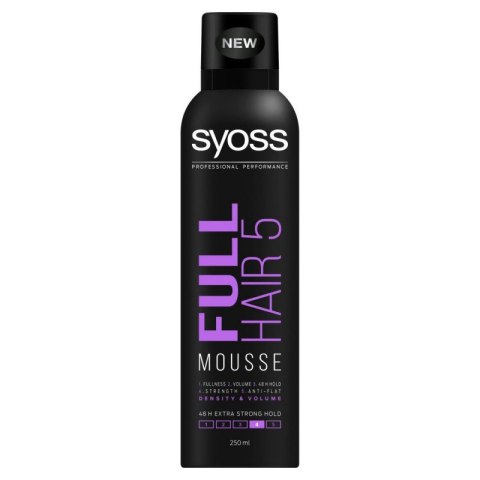 SYOSS pianka Full hair 5D 250ml 6289 SYOSS pianka Full hair 5D 250ml 6289