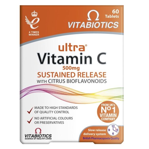 Ultra Vitamin C 500mg suplement diety 60 tabletek