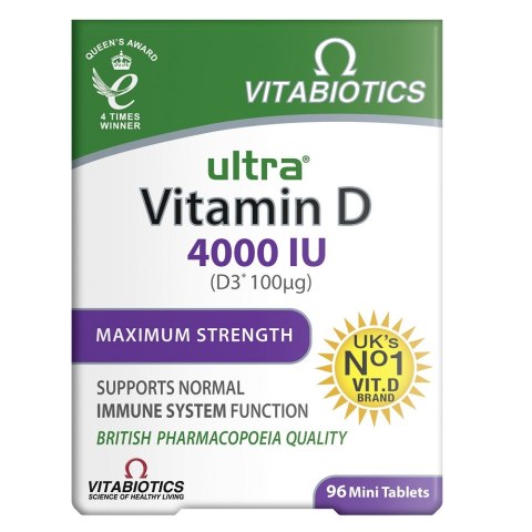 Ultra Vitamin D 4000IU suplement diety 96 tabletek