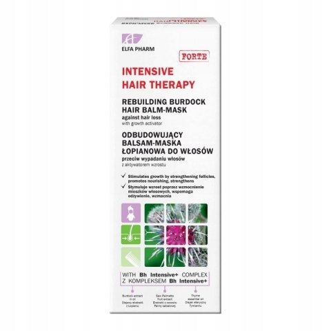 ELFA INTENSIVE Maska łopianowa p/wypad.wł. 200ml ELFA INTENSIVE Maska łopianowa p/wypad.wł. 200ml