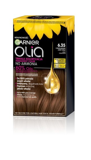 GARNIER Olia Farba do włosów nr 6.35 Light Chocolate