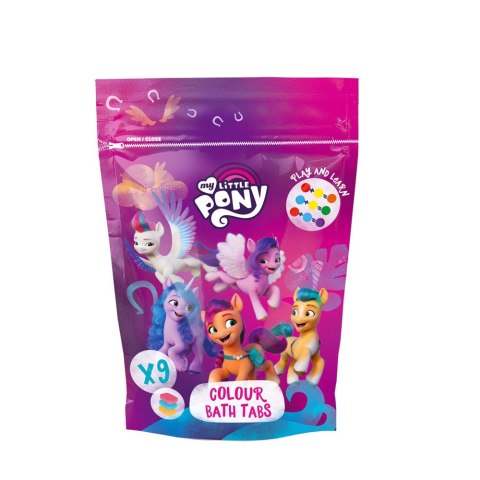 KIDS My Little Pony Pastylki koloryzujące do kąpieli 9 x 16g KIDS My Little Pony Pastylki koloryzujące do kąpieli 9 x 16g