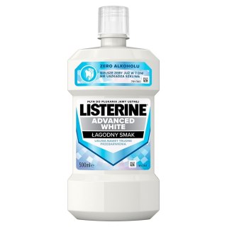 LISTERINE PŁYN ADVENCE WHITE łagodny 500ml