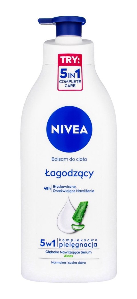 NIVEA BODY Balsam 625ml łagodzący z pompką 88399& NIVEA BODY Balsam 625ml łagodzący z pompką 88399&