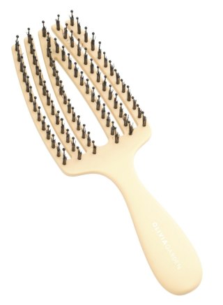 OLIVIA GARDEN Fingerbrush Care Kids Szczotka do włosów dla dzieci - żółta 1szt