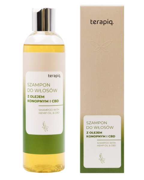 Terapiq.CBD Szampon do włosów z olejem konopnym i CBD 300ml Terapiq.CBD Szampon do włosów z olejem konopnym i CBD 300ml