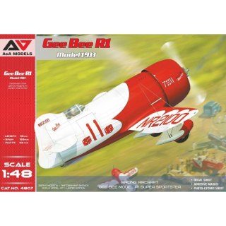 A&A Models 4807 1/48 Gee Bee R1 Model 1933