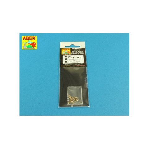 Aber 16 105 Odlewane nakrętki motylkowe x 12 szt. Aber 16 105 Odlewane nakrętki motylkowe x 12 szt.