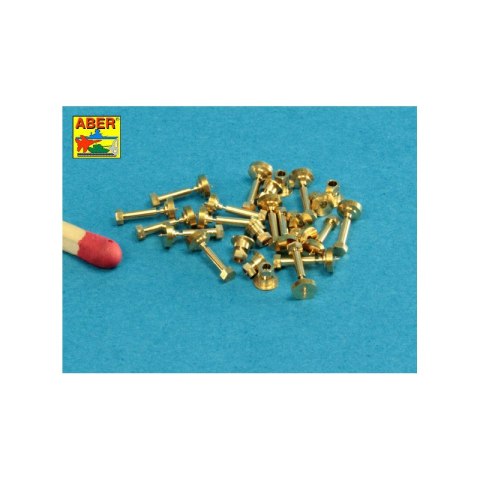 Aber 16 110 Toczone mosiężne imitacje śrub 1,6x4mm