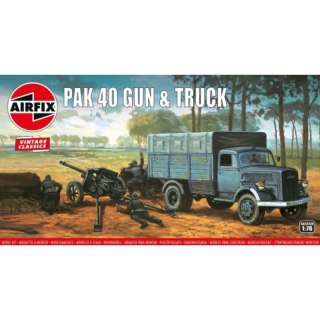 Airfix 02315V Opel Blitz & Pak 40 Gun -1/76