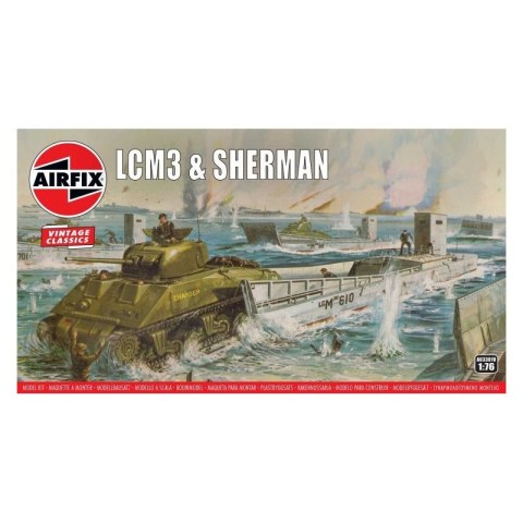 Airfix 03301V LCM3 & Sherman Tank -1/76