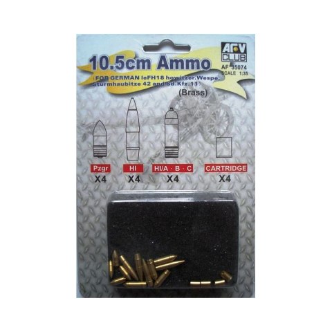AFV Club AF35074 10,5 Cm Ammo Lefh18 AFV Club AF35074 10,5 Cm Ammo Lefh18