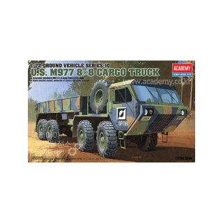 Academy 13412 M977 8x8 U.S. Army Cargo Truck - 1/72