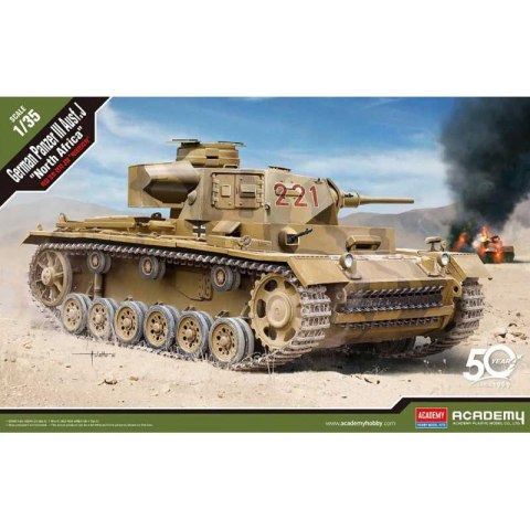 Academy 13531 German Panzer III Ausf.J "North Africa" - 1/35