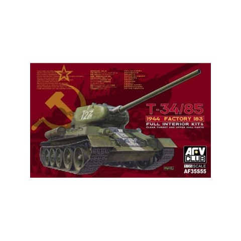 Afv Club 35S55 T-34/85 Model 1944 Factory No 183