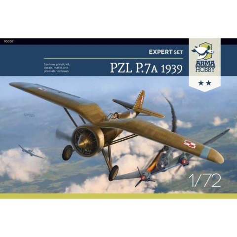 Arma Hobby 70007 PZL P.7a 1939 Ekspert set Arma Hobby 70007 PZL P.7a 1939 Ekspert set