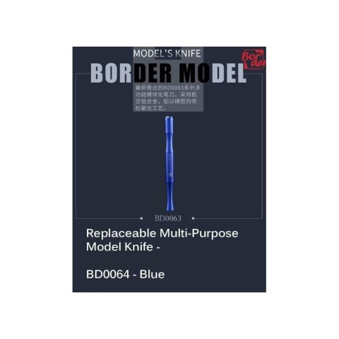 Border Model BD0064 Multi Models Knife 3 in1 Blue