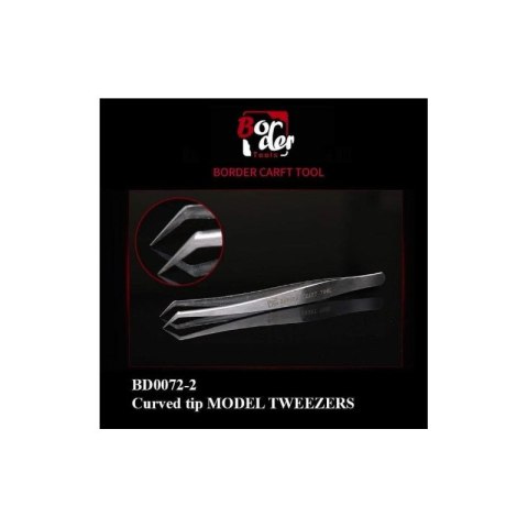 Border Model BD0072-2 HG Long Bend Model Tweezers Border Model BD0072-2 HG Long Bend Model Tweezers