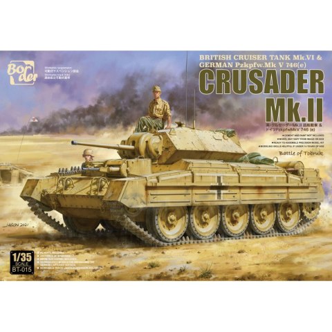 Border Model BT-015 British Cruiser Tank Mk.VI & German Pzkpfw.Mk V 746(e) Crusader Mk.II