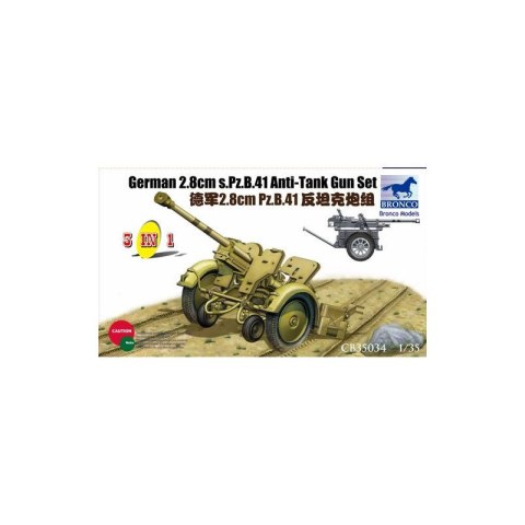 Bronco CB35034 Ger. 2,8cm s.Pz.B41 Anti-Tank Gun